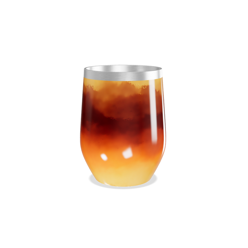 Copo Térmico Slim - Estampa Gradiente Laranja