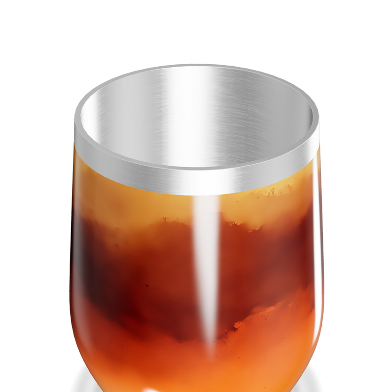 Copo Térmico Slim - Estampa Gradiente Laranja