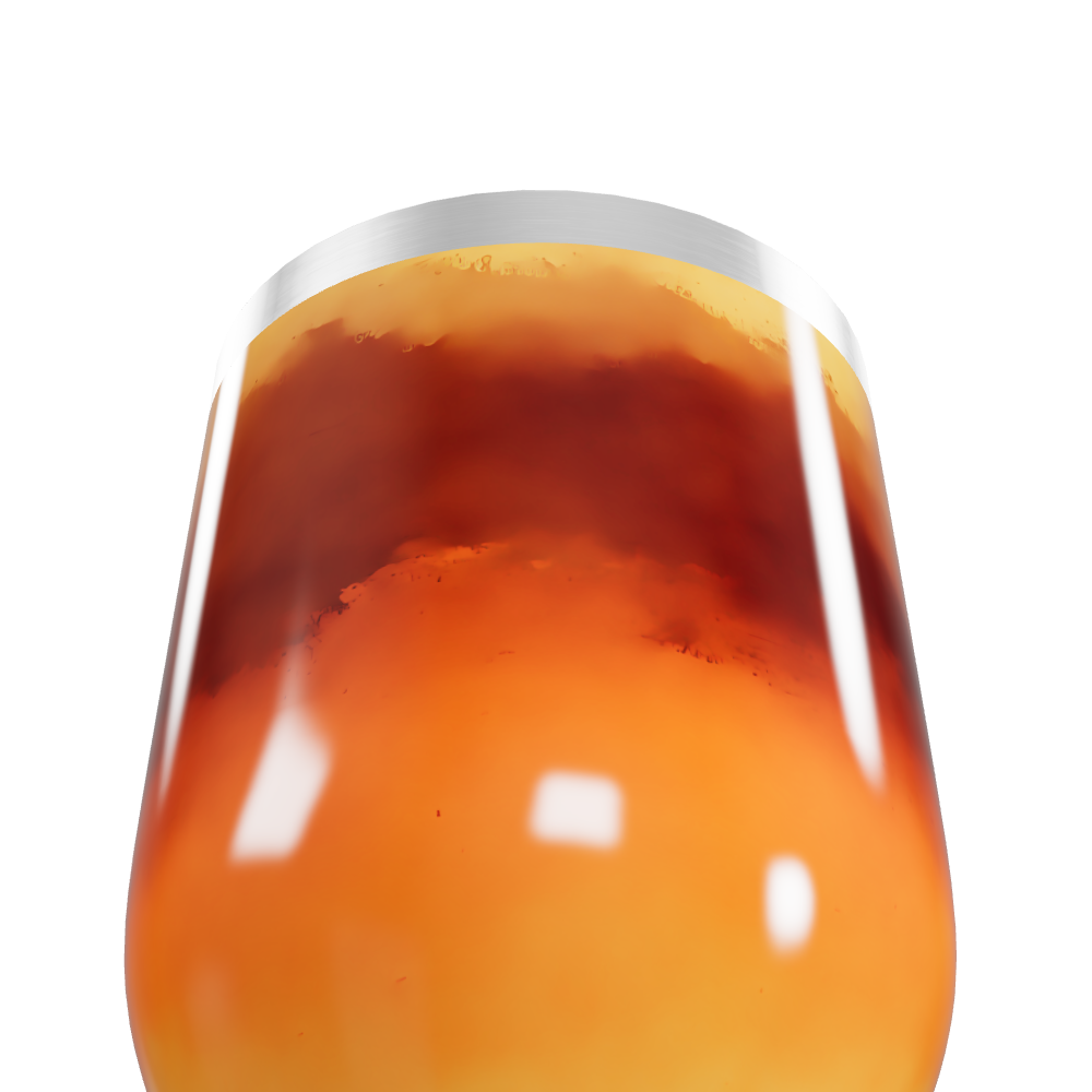 Copo Térmico Slim - Estampa Gradiente Laranja