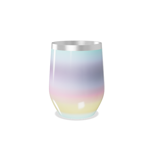 Copo Térmico Slim - Degradê Multicor Inox