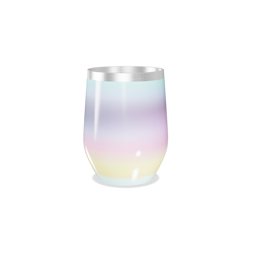 Copo Térmico Slim - Degradê Multicor Inox