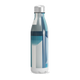 Garrafa Inox Azul com Grafismos Geométricos