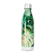 Garrafa Inox - Estampa Folhagem Verde