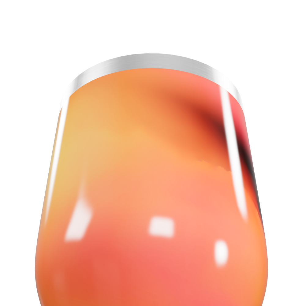 Copo Térmico Slim - Degradê Laranja Inox