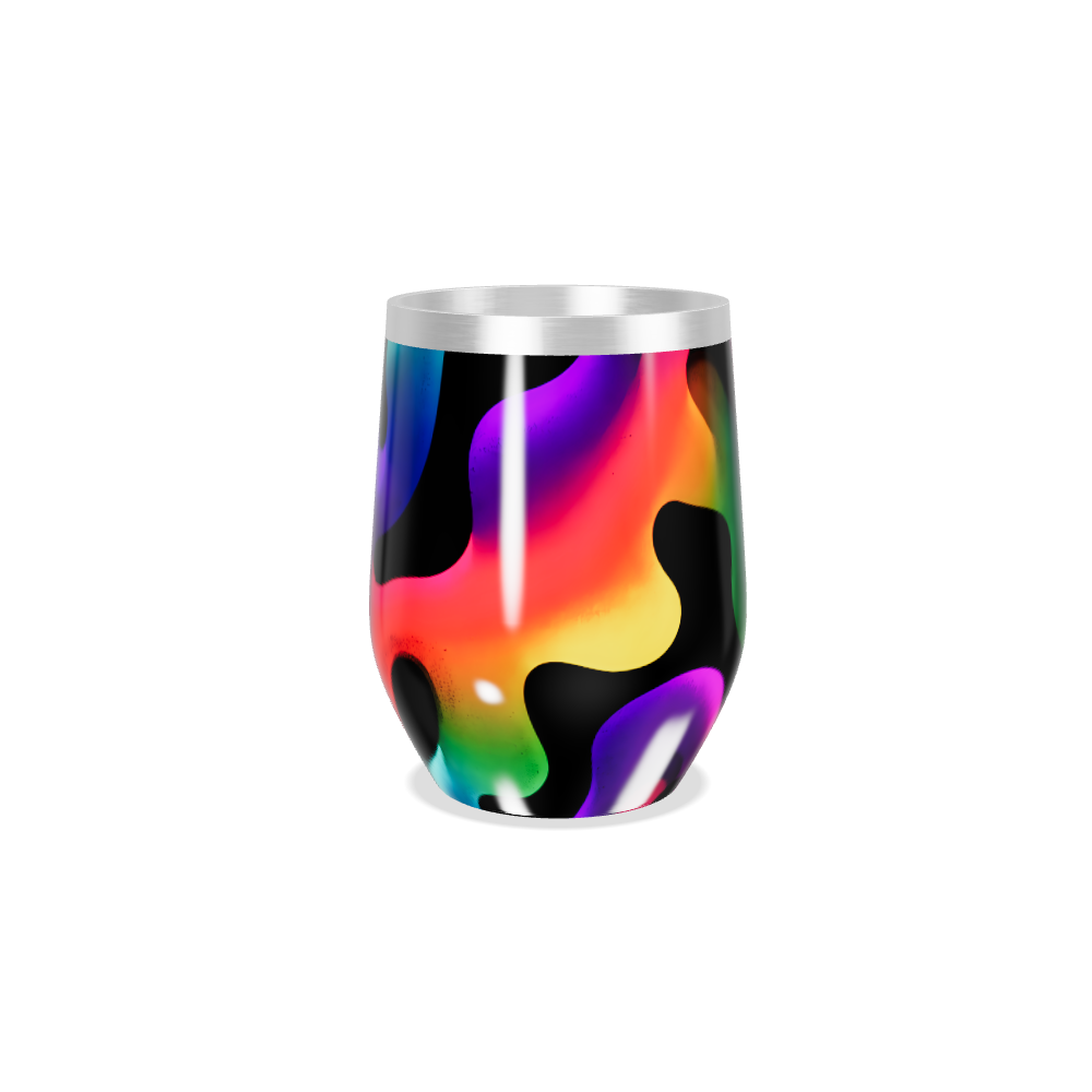 Copo Térmico Slim - Estampa Colorida Aço Inox