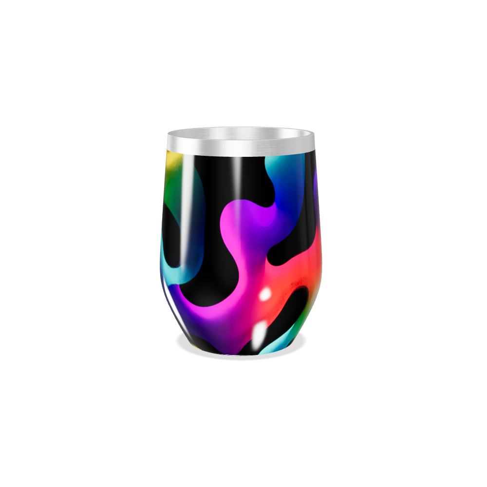 Copo Térmico Slim - Estampa Colorida Aço Inox