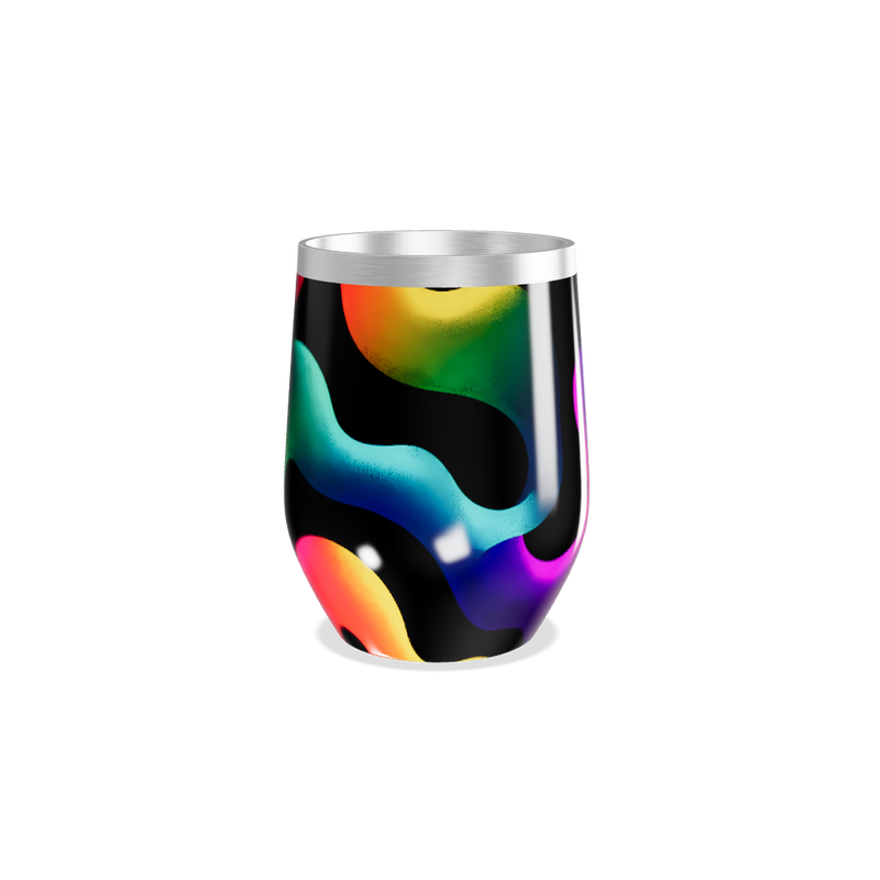 Copo Térmico Slim - Estampa Colorida Aço Inox