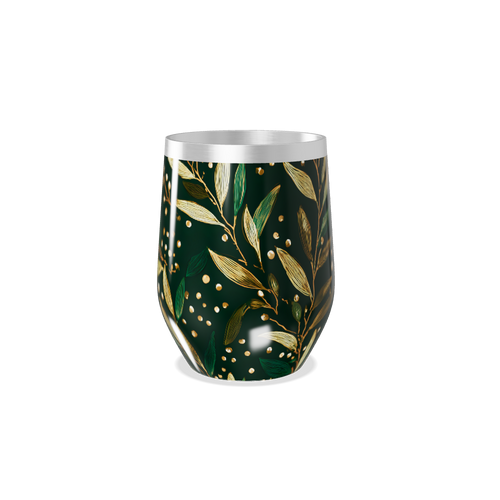 Copo Térmico Slim - Folhagem Verde Aço Inox