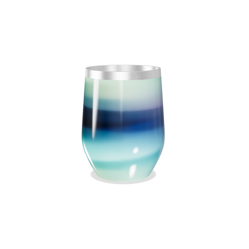 Copo Térmico Slim - Degradê Azul Inox