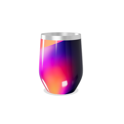 Copo Térmico Slim - Gradiente Colorido Inox