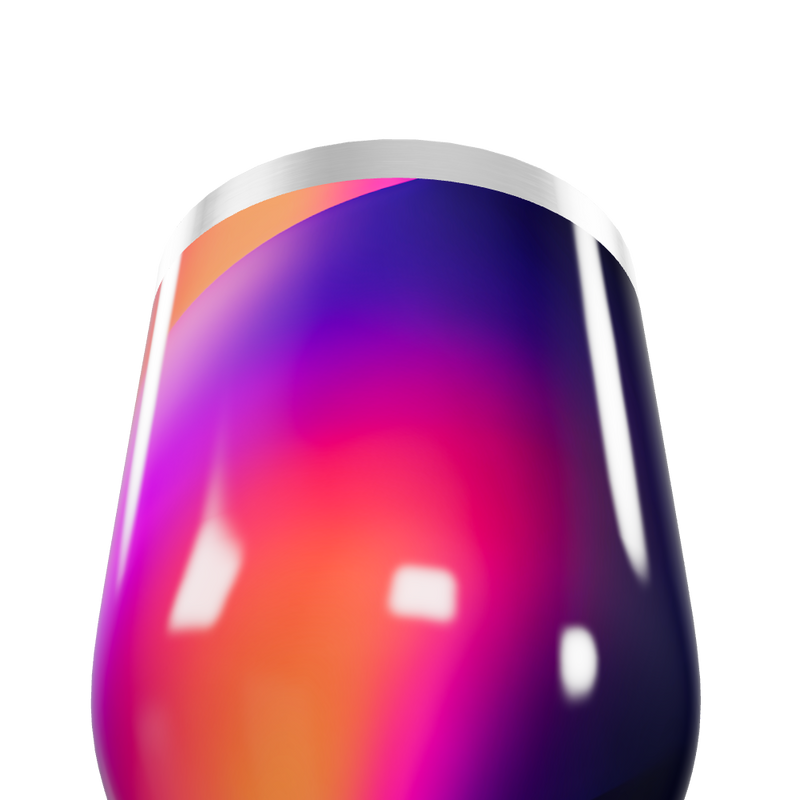 Copo Térmico Slim - Gradiente Colorido Inox