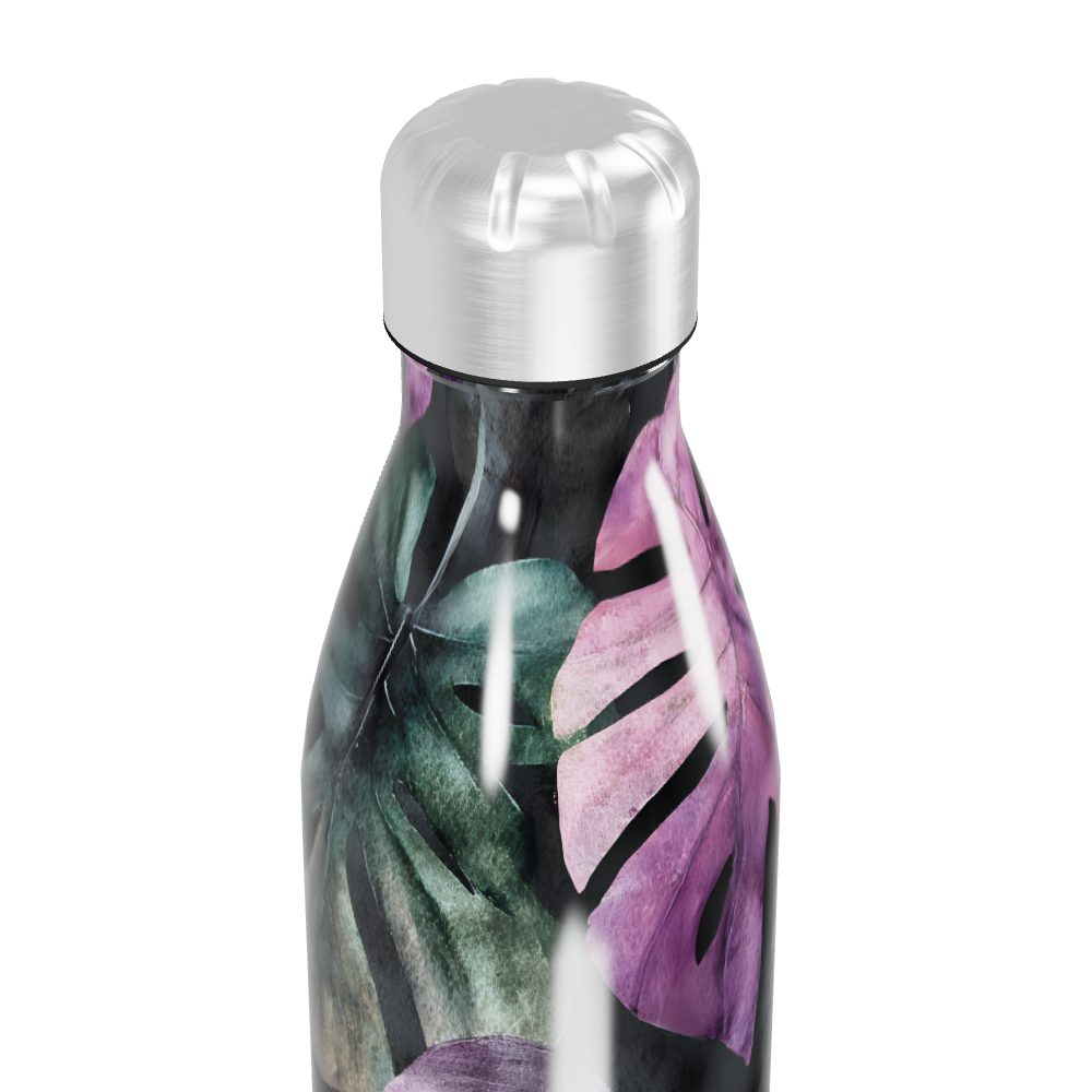 Garrafa Inox - Folhagem Colorida