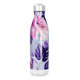 Garrafa Inox - Folhas Roxas e Rosa