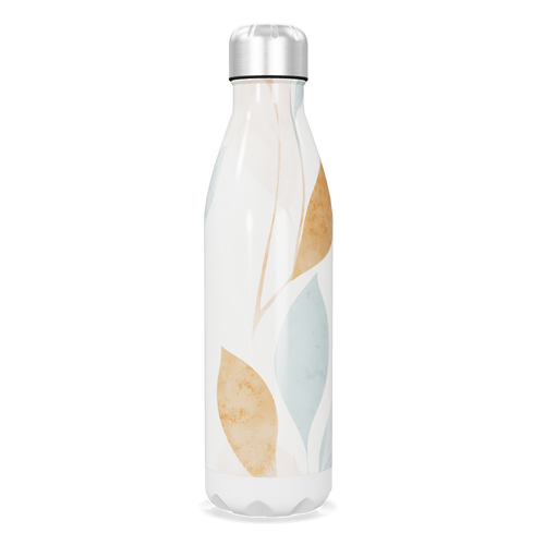 Garrafa Inox Folhas Coloridas 500ml