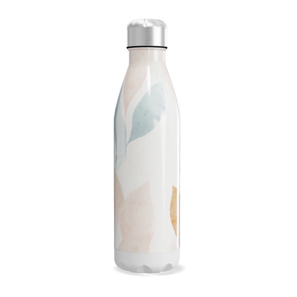 Garrafa Inox Folhas Coloridas 500ml