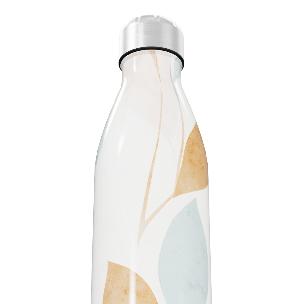 Garrafa Inox Folhas Coloridas 500ml