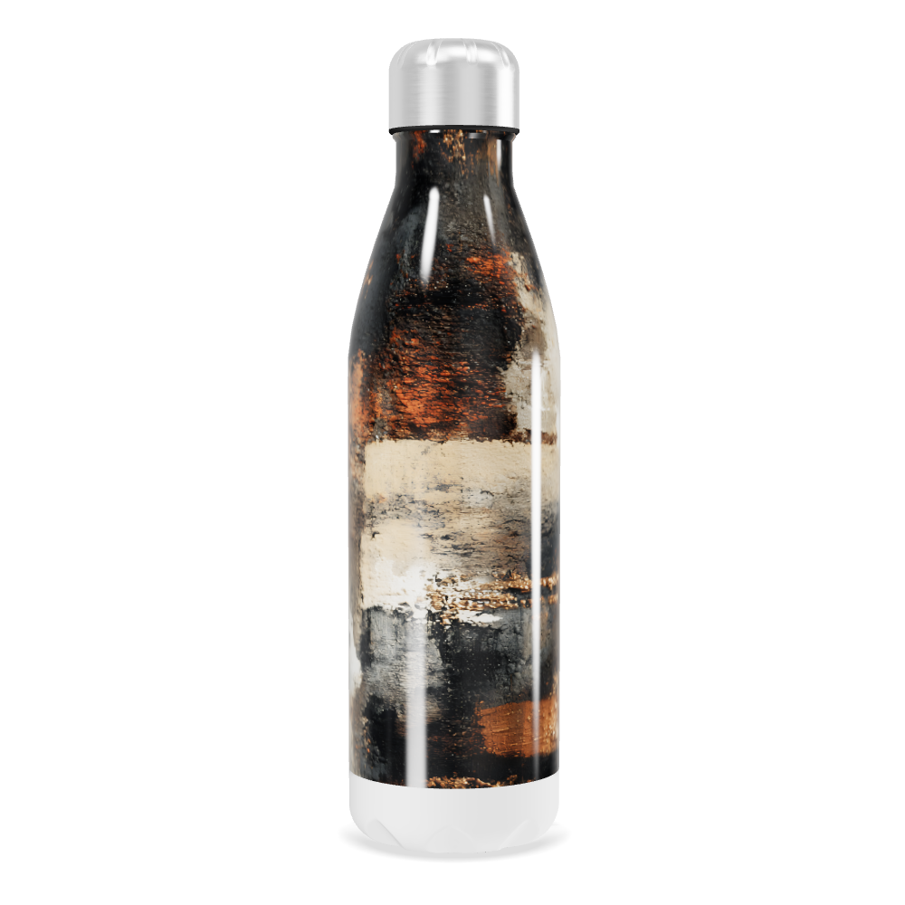 Garrafa Inox - Abstrata Multicolorida