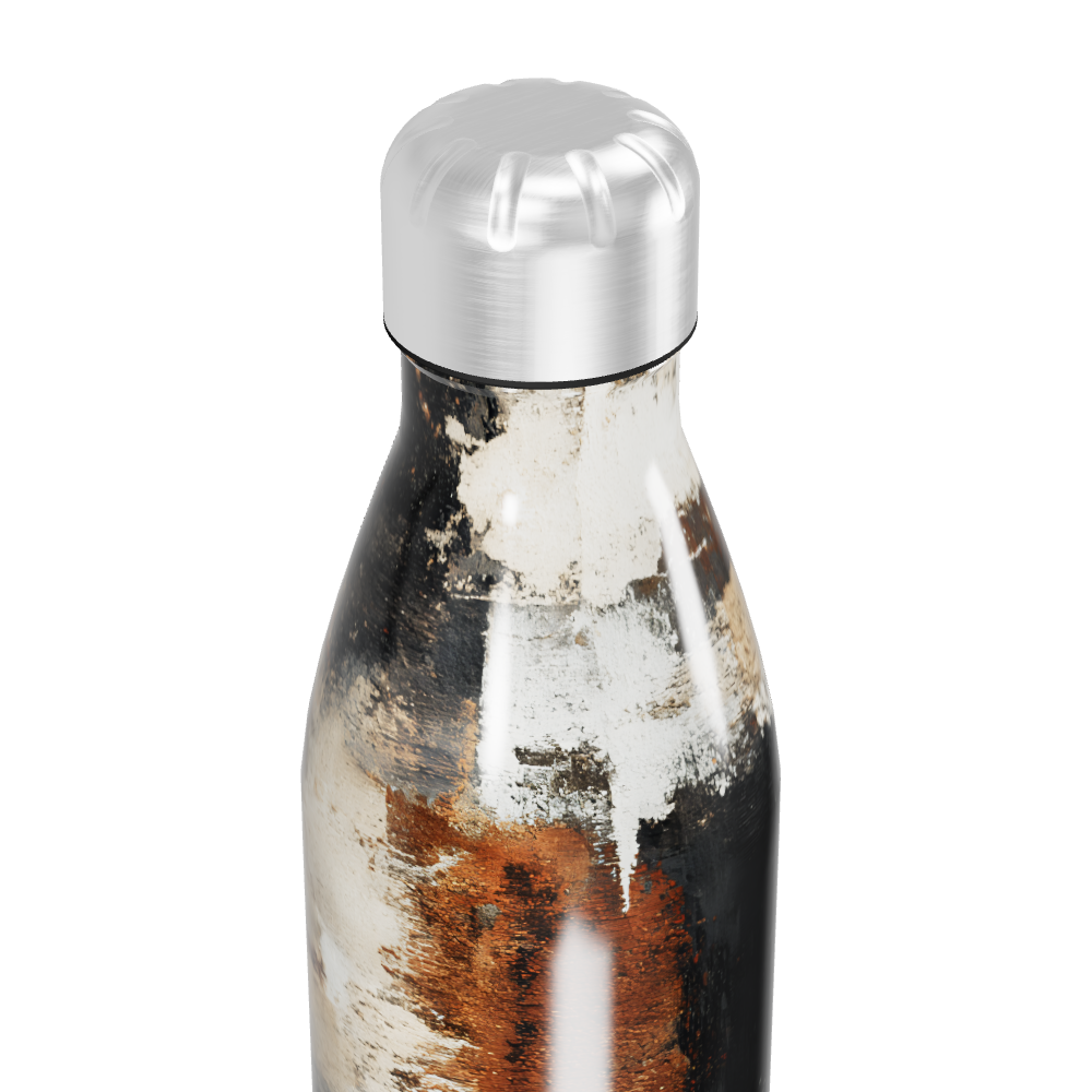 Garrafa Inox - Abstrata Multicolorida
