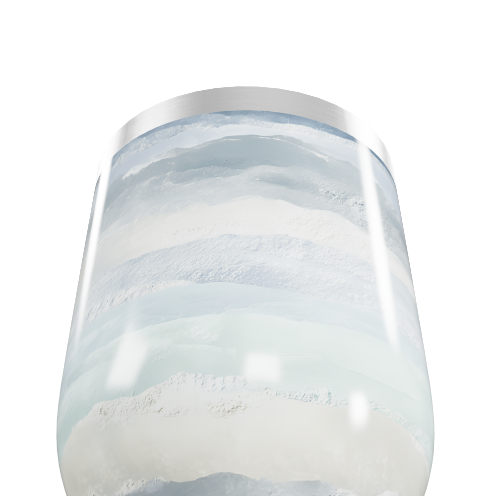 Copo Térmico Slim - Listras Azul e Branco