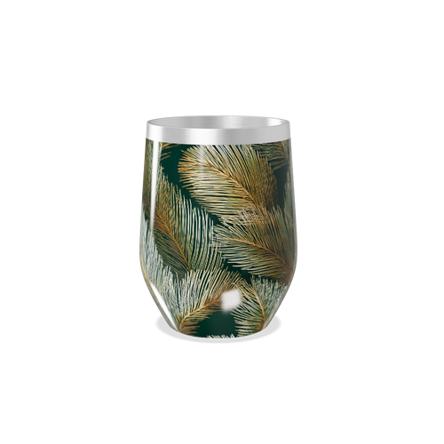 Copo Térmico Slim - Folhagem Verde Aço Inox