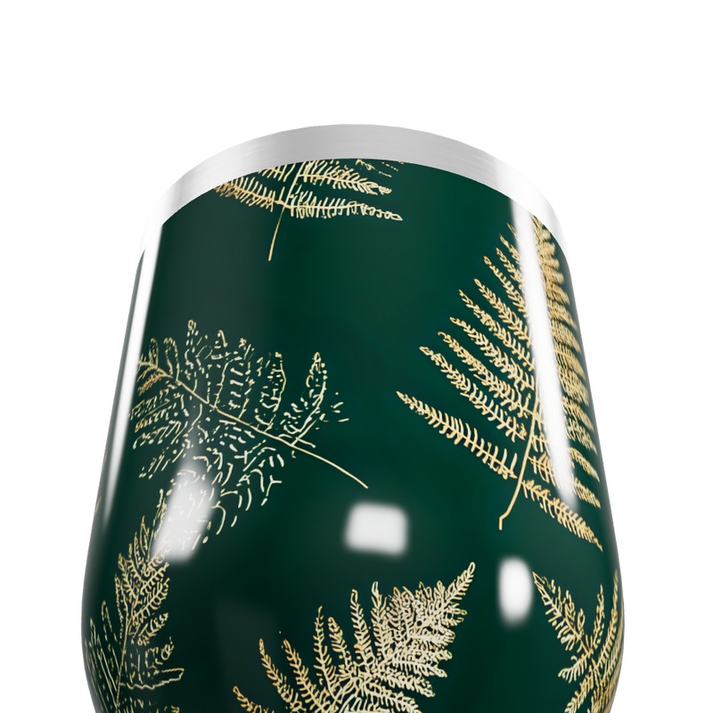 Copo Térmico Slim - Folhagem Verde Metalizado