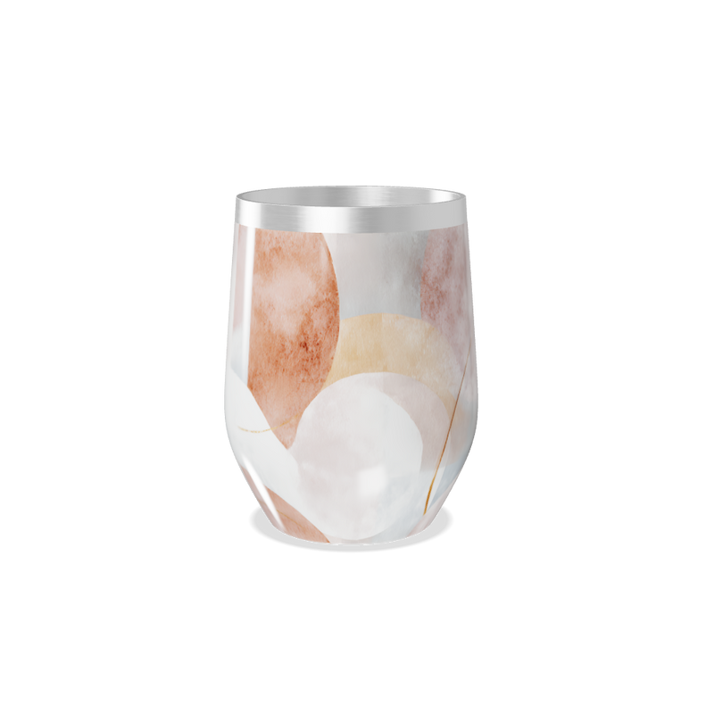 Copo Térmico Slim - Estampa Abstrata Colorida