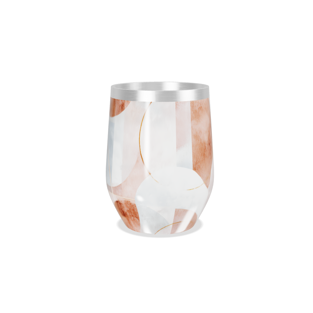 Copo Térmico Slim - Estampa Abstrata Colorida