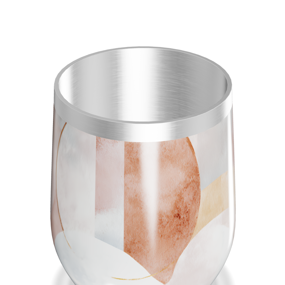 Copo Térmico Slim - Estampa Abstrata Colorida