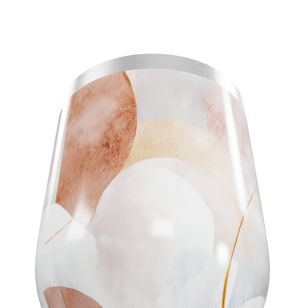 Copo Térmico Slim - Estampa Abstrata Colorida