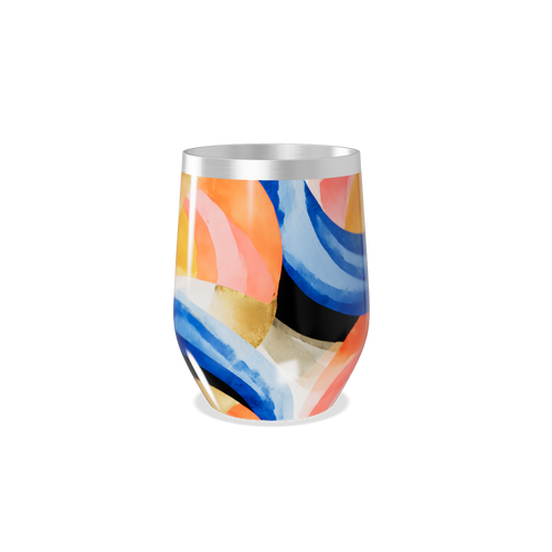 Copo Térmico Slim - Estampa Colorida Aço Inox