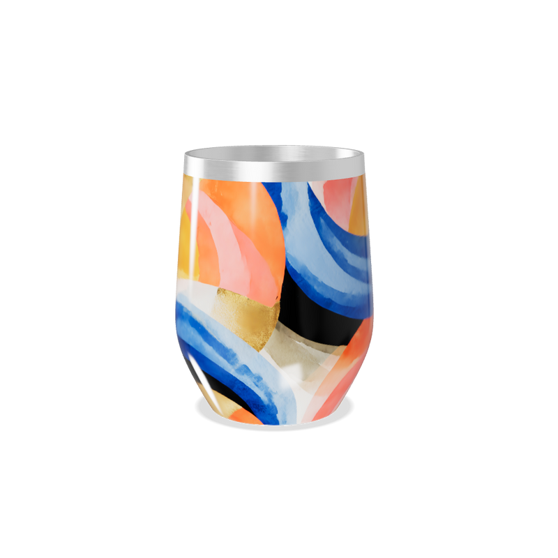 Copo Térmico Slim - Estampa Colorida Aço Inox