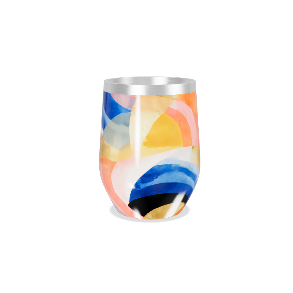 Copo Térmico Slim - Estampa Colorida Aço Inox