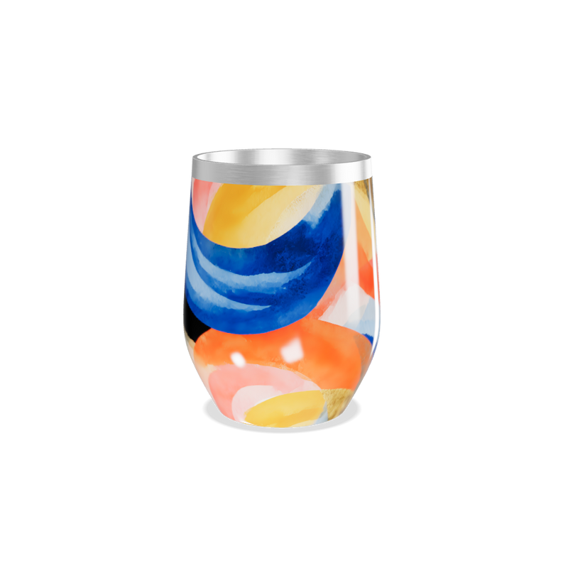 Copo Térmico Slim - Estampa Colorida Aço Inox