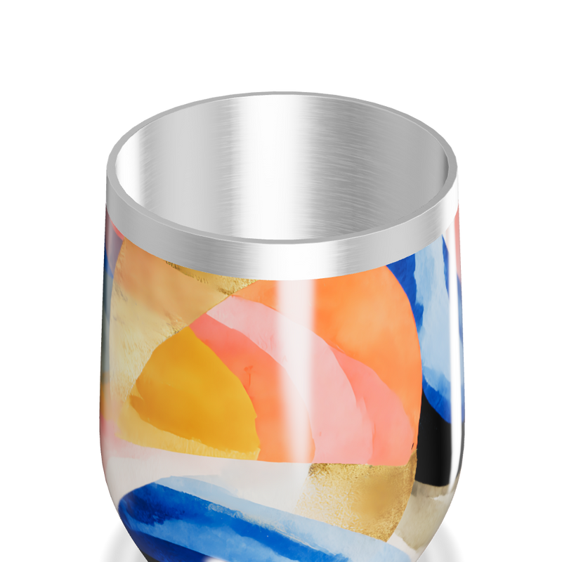 Copo Térmico Slim - Estampa Colorida Aço Inox