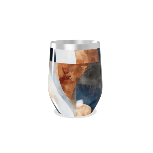 Copo Térmico Slim - Estampa Abstrata Colorida