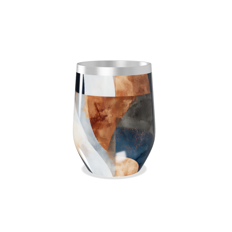 Copo Térmico Slim - Estampa Abstrata Colorida