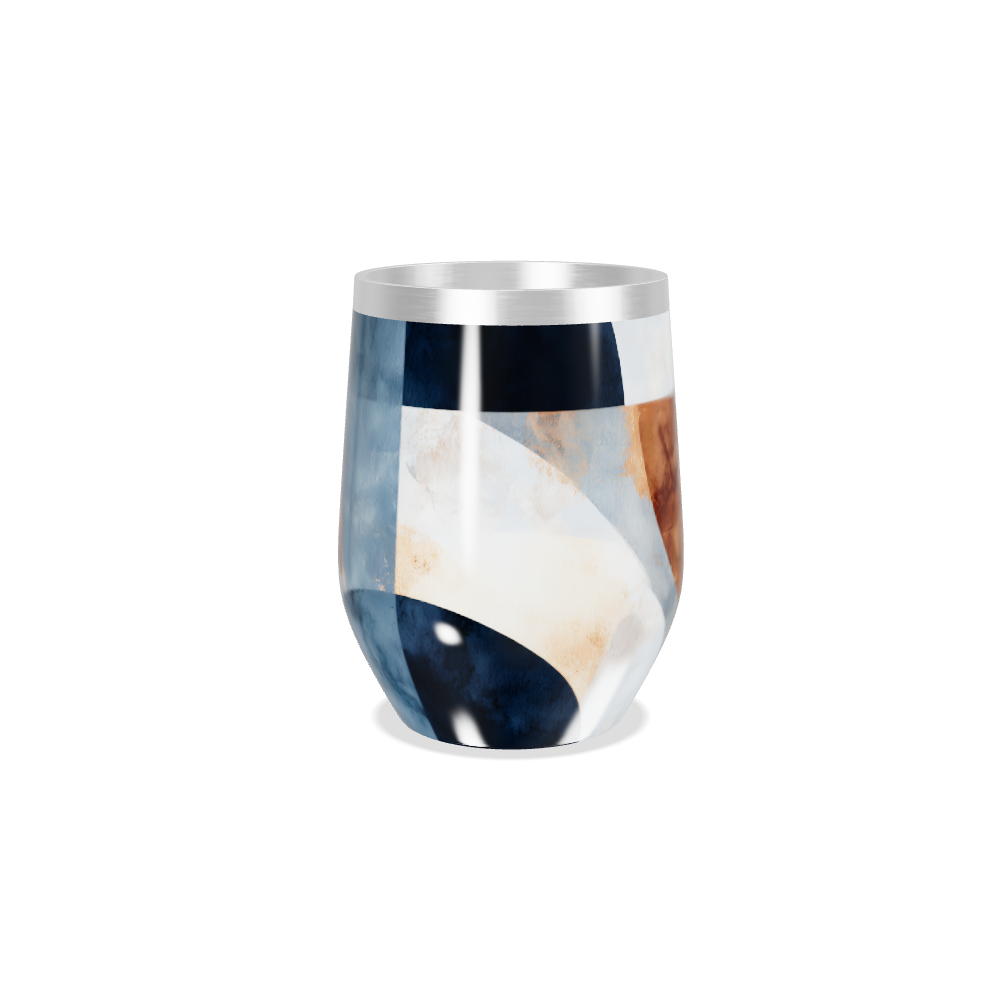 Copo Térmico Slim - Estampa Abstrata Colorida