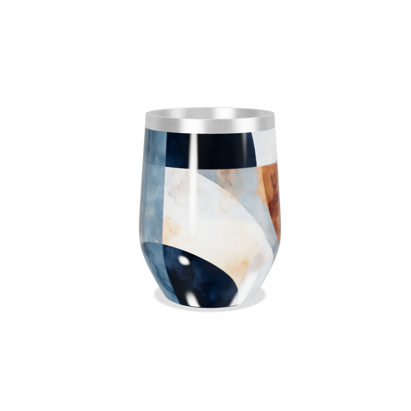 Copo Térmico Slim - Estampa Abstrata Colorida