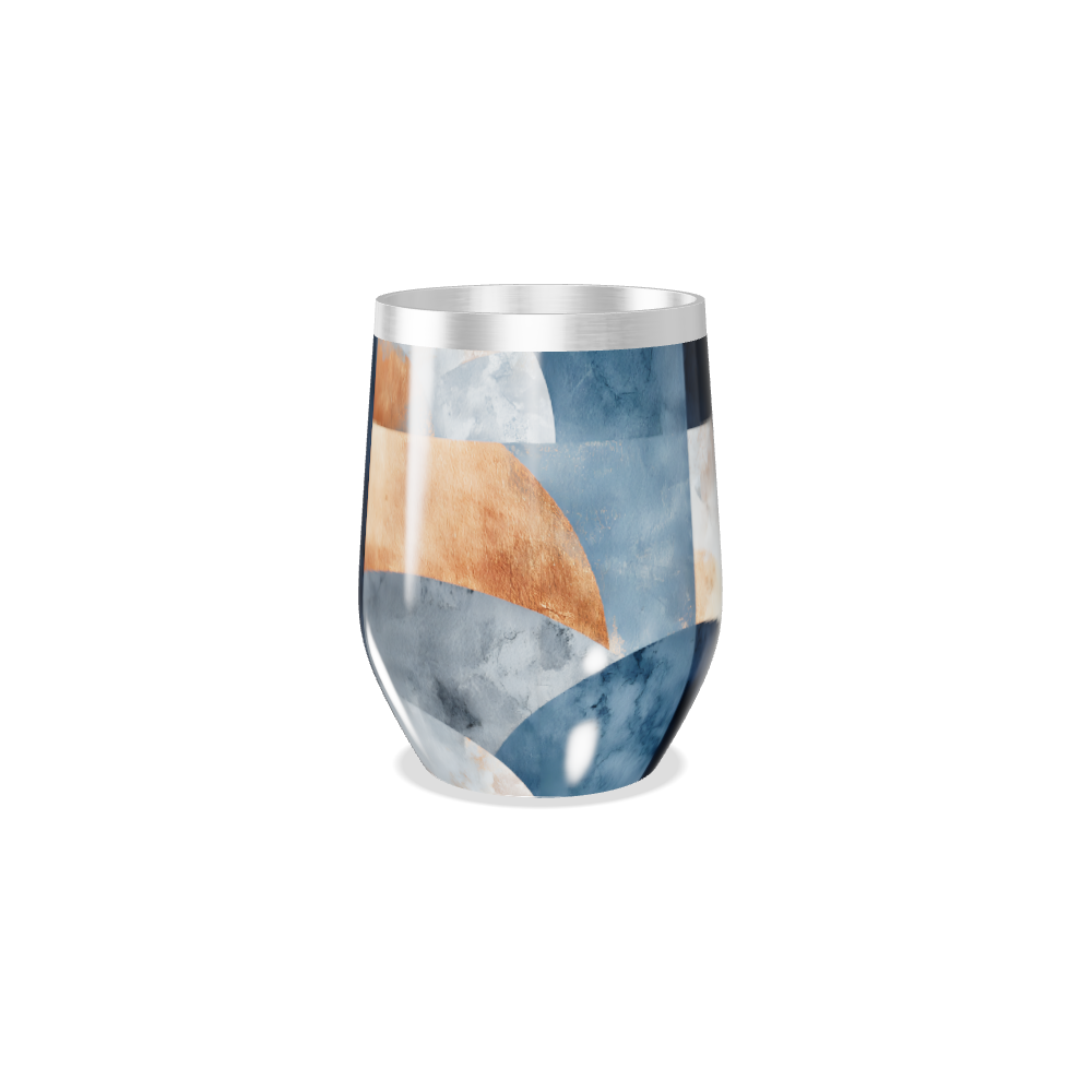 Copo Térmico Slim - Estampa Abstrata Colorida