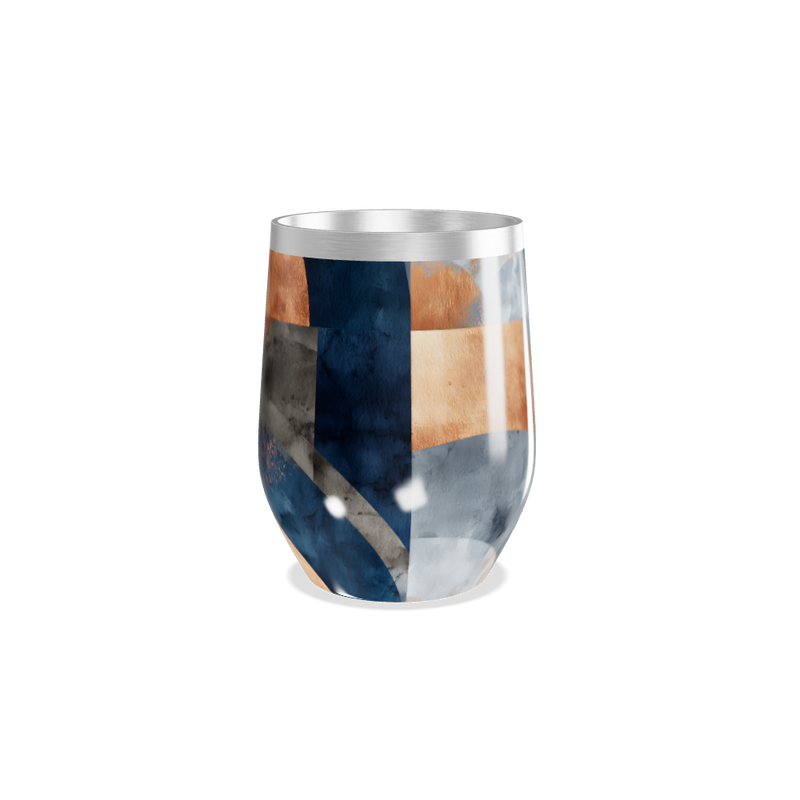 Copo Térmico Slim - Estampa Abstrata Colorida