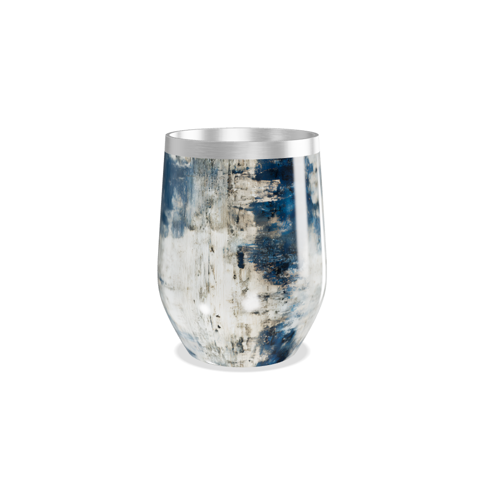 Copo Térmico Slim - Azul Marmorizado Inox