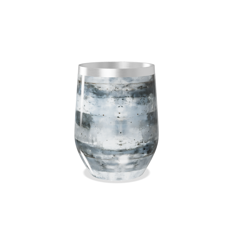 Copo Térmico Slim - Prata Marmorizado