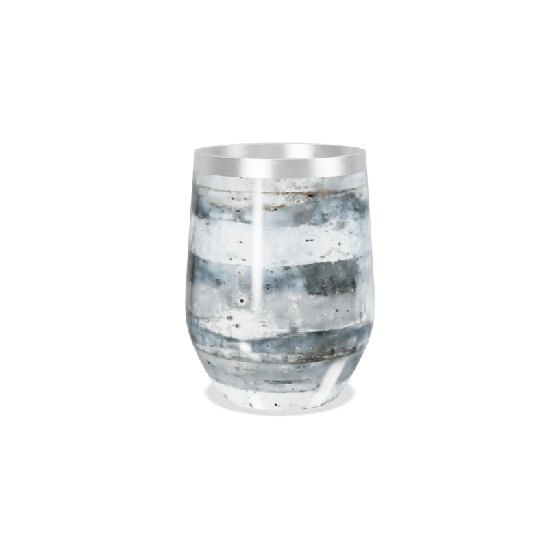 Copo Térmico Slim - Prata Marmorizado