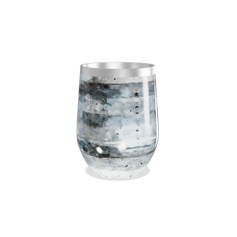 Copo Térmico Slim - Prata Marmorizado