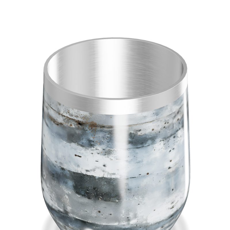 Copo Térmico Slim - Prata Marmorizado