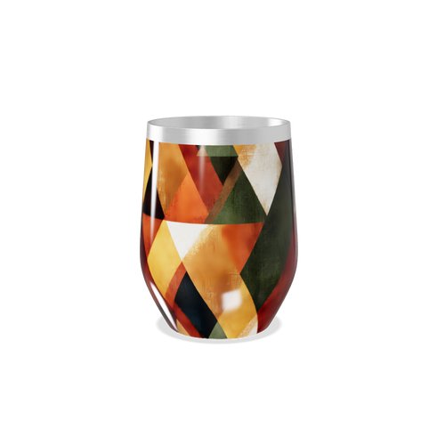 Copo Térmico Slim - Estampa Geométrica Colorida