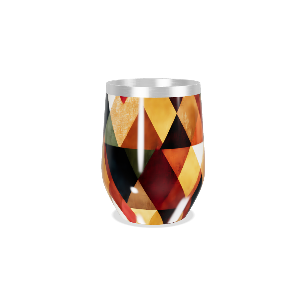 Copo Térmico Slim - Estampa Geométrica Colorida