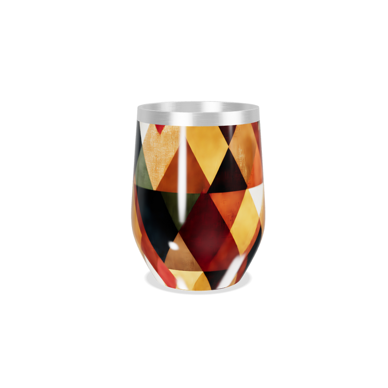 Copo Térmico Slim - Estampa Geométrica Colorida