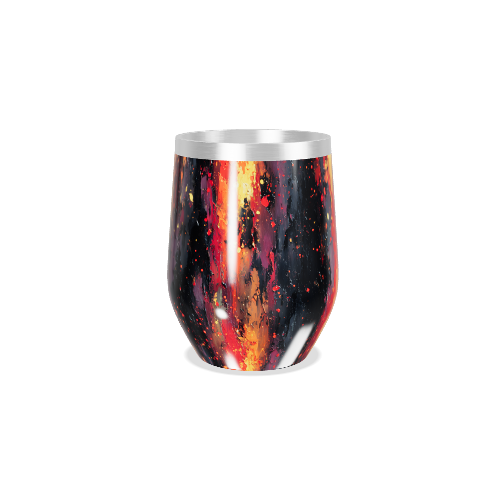 Copo Térmico Slim - Estampa Abstrata Colorida