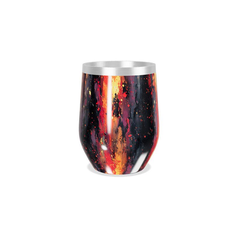 Copo Térmico Slim - Estampa Abstrata Colorida